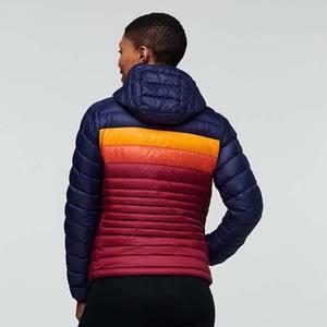 Wholesale Women's & Men's Custom Contrast <b>Padded</b> Puffer <b>Jacket</b> <b>Waterproof</b> Front Logo Warm Winter Nylon Lining Outerwear - Product Image 2