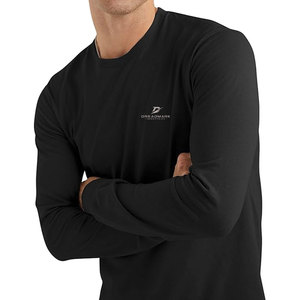 Men's Popular New Style Solid Long Sleeve T-Shirts 100% Cotton Eco-Friendly Breathable Quick Dry Custom Size High Quality - Product Image 4