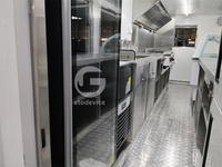 Conteneur de 20 pieds prêt à l'emploi avec salle de bain et cuisine, kiosque à café avec équipement, restaurant en conteneur, restaurant transportable en conteneur