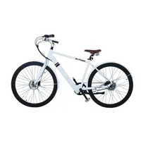 Bicicleta Eléctrica Urbana para Hombre 700c E-Dutch, Transmisión por Correa, Motor sin Escobillas de 350W, Batería de 36V, Cuadro de Aleación de Aluminio, 32km/H, 40-50km, CE