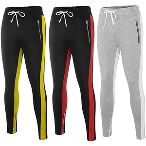 Wholesale Men's Sport <b>Joggers</b> Sweatpants 100% Cotton Gym Wear with Custom Label and <b>Stacked</b> Pattern Casual Style Hot Sale OEM - Product Image 4