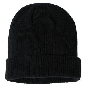 Gorros de invierno de punto de jacquard acrílico 100% al por mayor, gorros de invierno cálidos con impresión de letras y logotipo personalizado con función de puño, elegantes - Product Image 4