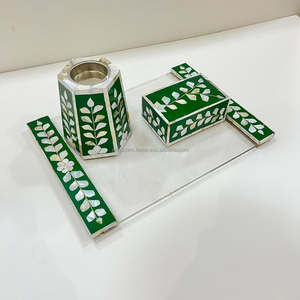 Quemador de Incienso de Nácar Hecho a Mano, Ecológico, con Brillo Divino, Juego de Regalo Árabe de Lujo para Eid y Ramadán - Product Image 4