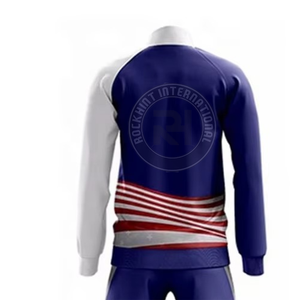 Survêtement en polyester et coton de qualité supérieure, matière respirante, toucher doux, idéal pour la salle de sport, le sport, le jogging et le confort quotidien. - Product Image 4