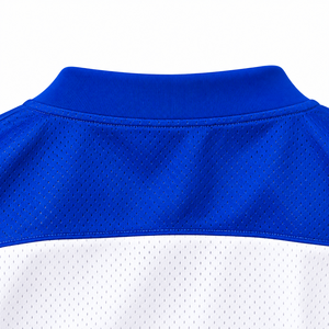 Maillot de football GOMAB 74 pour homme, noir et violet, à manches courtes, col en V, avec numéro 1, logo colombin, manches rayées, personnalisable - Product Image 5