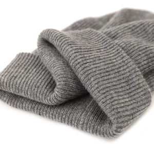 Gorro unisex de acrílico de color sólido, gorro informal de invierno para hombres y mujeres, gorro cálido de punto por computadora de 56-58 cm - Product Image 2