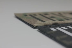 MP Tactical <b>Patch</b> Rectangle Woven Fabric Embroidered Dual Sided <b>Sew</b> <b>On</b> Camouflage and Black - Product Image 6