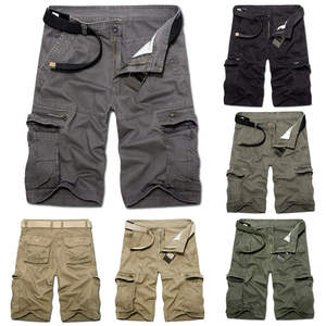 Shorts cargo décontractés pour hommes, coupe ample, plusieurs poches, imprimés personnalisés, shorts d'été, vente en gros d'usine, OEM, shorts en coton - Product Image 6