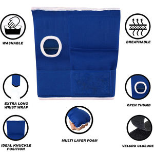 Nouvelles Bandes de Poignet Rembourrées en Gel pour Entraînement de Boxe et MMA – Gants Intérieurs Rapides à Enfiler – Équipement de Boxe - Product Image 4