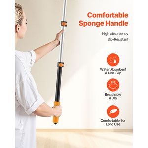 Outil de nettoyage et de peinture multi-usages pour poteau d'extension télescopique de 1.76 à 4 pieds - Product Image 5