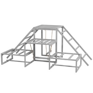 Giocattoli di posatoio di pollo con supporto in legno scale piattaforme Coop accessori per 10-15 polli attrezzature per zootecnia - Product Image 1