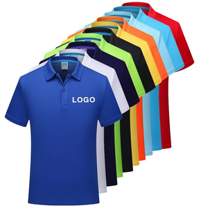 เสื้อโปโลผู้ชายโลโก้สั่งทำ แห้งเร็ว ระบายอากาศได้ดี เสื้อกอล์ฟ โพลีเอสเตอร์ 100% เสื้อโปโลติดกระดุมแบบกำหนดเอง - Product Image 2