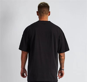 T-shirt en coton surdimensionné de qualité supérieure, effet délavé, fabricant de vêtements streetwear personnalisés - Product Image 2