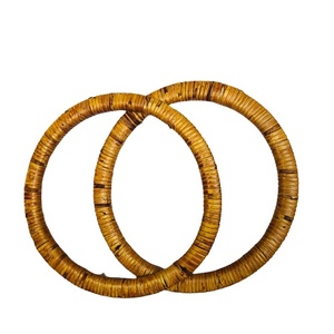 Asas para monedero de ratán Natural, redondas - Product Image 1