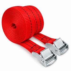 Sangle d'arrimage à boucle à came en polyester de 38 mm, 450 kg, pour camion, remorque, sécurisation des marchandises, usage intensif, fabricant OEM - Product Image 6