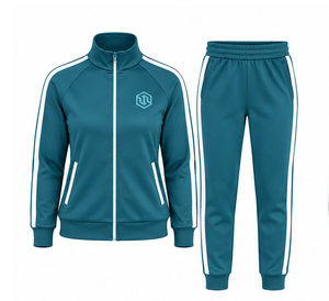 Conjunto Deportivo para Mujer 100% Algodón, Sudadera Ligera Resistente al Viento con Pantalones a Juego para Salidas Casuales y Actividades al Aire Libre - Product Image 1