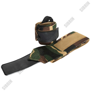 Sibrin Custom Logo Printed Pink <b>Black</b> Wrist <b>Wraps</b> Heavy Duty Braces Support for Powerlifting Weightlifting Wrist Support 18 Inch - Product Image 4