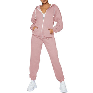 Conjunto Deportivo de Alta Calidad para Mujer, Chaqueta Cortavientos con Forro de Malla Transpirable, Pantalones Deportivos a Rayas con Cierre para Deportes - Product Image 2