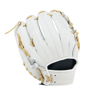 Leather <b>Baseball</b> <b>Glove</b> Right-Handed Outfield Full Finger H-Web Breathable Adult Size - Product Image 3
