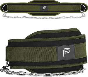 Ceinture de musculation robuste de qualité supérieure avec chaîne pour la calisthénie et le bodybuilding – Équipement de sécurité pour l'entraînement de force - Product Image 1