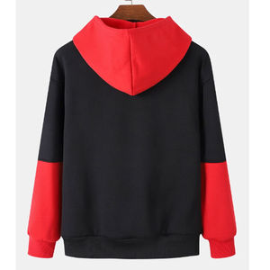 Sudadera con Capucha para Hombre, Corte Regular, Logotipo Estampado, Poliéster y Algodón, Impresión Digital, Sudaderas con Capucha para Hombre, Color Rojo y Negro en Contraste - Product Image 2