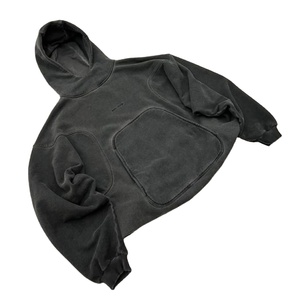 Sudadera con Capucha Extra Grande Personalizada, Sudadera con Capucha de Algodón Lavada al Ácido para Hombre, Sudadera con Capucha, Sudadera con Bolsillos - Product Image 1