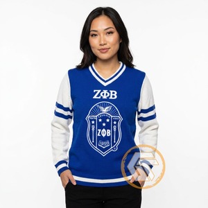 เสื้อสเวตเตอร์ถักสำหรับสตรีสไตล์กรีกชุดปะติดอะคริลิคแห้งเร็วระบายอากาศได้ดี - Product Image 1