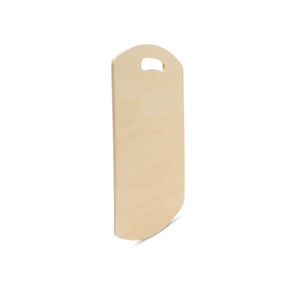 Planche à découper rustique en bois naturel faite à la main, planche de service solide pour la cuisine avec poignée pour la préparation et le service des aliments - Product Image 3