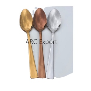 Vaisselle en métal, couverts de luxe, design doré, décoratif, nouveau, élégant, moderne, avec couverts plaqués design, fournitures de couverts - Product Image 1