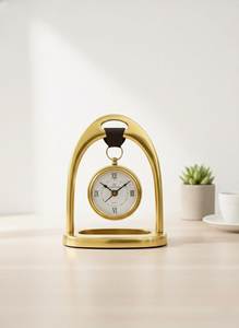 Antique Style Metal <b>Desk</b> <b>Clock</b> For Tabletop Decoration With Classic Charm And Attractive Decorative Appearance - Product Image 6