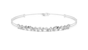 14k Rose <b>Gold</b> Round Lab-Grown Diamond Everyday Wear Bracelet for Women | New Grown - Product Image 5