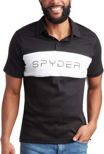 Chemises polo pour hommes Spyder - Chemises polo décontractées à manches courtes en coton doux et respirant - Chemises de golf à col pour hommes - Product Image 2