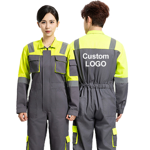 Custom Safety High Visibility Work Wear Clothes for Men <b>Hi</b> <b>Viz</b> Workwear Coveralls Reflective Strips <b>Overall</b> - Product Image 4