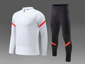 Chaqueta de entrenamiento de fútbol para hombre, nueva, al por mayor, con media cremallera, informal, lisa, ligera, de alta calidad, de manga larga, para equipo de fútbol - Product Image 3
