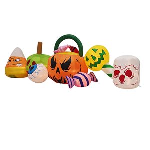 Decorazioni Gonfiabili di Halloween a Forma di Zucca con Occhi, 2,4 Metri, per Esterni, con Luci LED, Decorazioni da Giardino a Lunga Durata - Product Image 3