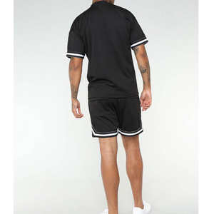 Conjunto de Sudadera con Capucha Personalizada para Hombre, Estilo Urbano, Primavera |   Conjunto de Sudadera con Capucha y Pantalones Cortos para Hombre, Diseño Sólido, Verano, OEM - Product Image 3