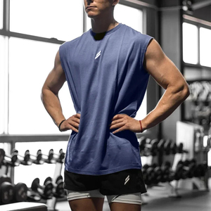 Sleeveless T-shirt Men Quick-drying Fitness Bodybuilding Shirt Male Fashion Basketball Vest <b>Mesh</b> Breathable Summer Gym Tank Men - Product Image 4
