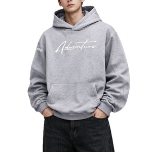 เสื้อฮู้ดผ้าฝ้ายหนานุ่มสำหรับผู้ชาย สวมหัว สตรีทแวร์ โลโก้สั่งทำ เสื้อฮู้ดผู้ชายแบบเรียบ คุณภาพสูง ผลิตจำนวนมาก - Product Image 1