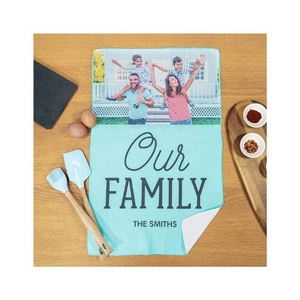 Sublimación personalizada bordada a mano 100% algodón puro gran oferta Simple esquina pequeña limpieza ecológica cocina paños de cocina - Product Image 6