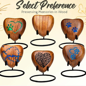Wooden Ash Storage for Cremation Remains Handcrafted Wooden Funeral Urn Wholesale by AYAANS - Product Image 6