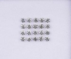 OM GEMS Diamante Natural Suelto de 2.40 MM, Color Sal y Pimienta, Corte Brillante, Claridad I3, Color Fantasía Claro, Certificado para Joyería - Product Image 1