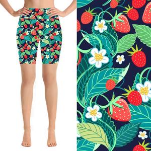 Shorts de yoga taille haute personnalisés pour femmes, color block, séchage rapide, respirants, pour l'entraînement, la gym, la course et le fitness - Product Image 5