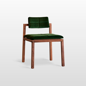 Sillas de Comedor de Tela con Diseño Personalizado al por Mayor, Silla de Comedor de Nogal para Proyectos Comerciales - Product Image 2