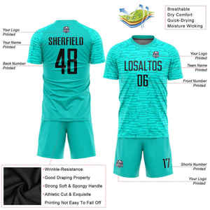 Ensemble de maillots de football personnalisés par sublimation, respirant, à séchage rapide, uniforme de football personnalisable, vêtements d'entraînement d'équipe pour hommes et enfants - Product Image 5