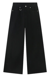 Pantalones de mezclilla vintage para hombre con efecto lavado y detalles de cuero, corte ajustado casual - Product Image 3