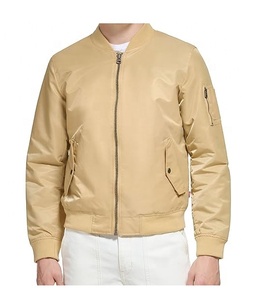 Chaqueta bomber informal con cremallera, impermeable, cortavientos y transpirable, con logotipo personalizado al por mayor, para hombre, tallas grandes. - Product Image 1
