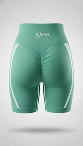 Shorts de sport taille haute respirants pour le yoga et le fitness, effet push-up fessier, style streetwear, compressifs, pour la gym - Product Image 3