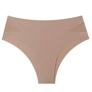 Nouvel Arrivage Culottes Femme Taille Moyenne Unies Quotidiennes Noires Tricotées Respirantes Haute Qualité Logo et Design Personnalisés Service OEM - Product Image 4