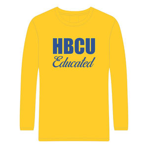 Camiseta de Manga Larga de Algodón con Bordado de Chenilla de la Hermandad Griega Gold Sigma Gamma Rho, para Estudiantes Universitarios de HBCU, Diseño Divine Nine SGRho - Product Image 2