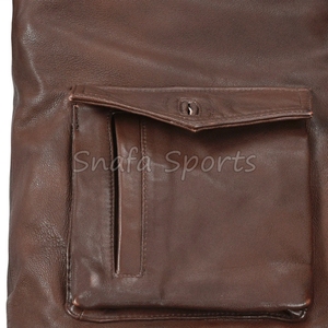 Hot-selling Woven Women's Leather <b>Jackets</b> Vintage <b>Mandarin</b> <b>Collar</b> New Style <b>Jackets</b> For Sale In Wholesale High Quality - Product Image 4